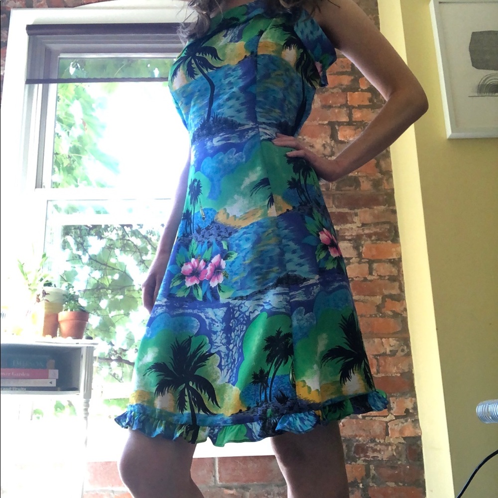 Vintage Tropical Dress